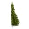 6ft. Pre-Lit Cambridge Spruce Flat Back Artificial Christmas Tree, Warm White LED Lights